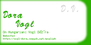 dora vogl business card